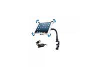 ChargerCity 360? Rotation Tough Metal TAI G Clamp Mount for Apple iPad Air 9.7 iPad Pro w bendable Aluminum Rod 1 4 20 Tripod Connection for Table Desk Pole