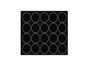 MasterVision Magnetic Color Coding Dots 3 4 Inch Diameter Black Pack of 20 FM1605