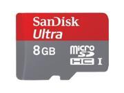 SanDisk Ultra 8 GB MicroSD High Capacity microSDHC 1 Card SDSDQUA 008G A11A