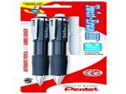 Pentel Twist Erase III Automatic Pencil with 2 Eraser Refills 0.7mm Assorted Barrels 2 Pack QE517BP2 K6
