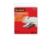 Scotch Thermal Laminating Pouches 4.37 Inches x 6.36 Inches 20 Pouches TP5900 20