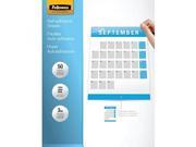 Fellowes Laminating Sheets Self Adhesive Letter Size 3 Mil 50 Pack 5221502