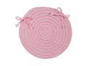 Colonial Mills Boca Raton Braided Polypropylene Light Pink Chair Pad Single Colonial Mills Boca Raton Braided Polypropylene Light Pink Chair Pad Single