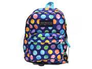 JanSport Superbreak Colorful Print School Backpack B1023: Multi Watercolor Spots