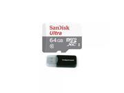 Sandisk Micro SDXC Ultra MicroSD TF Flash Memory Card 64GB 64G Class 10 for DJI Phantom 3 Professional Advanced Standard Quadcopter 4K UHD Video Camera Drone wi