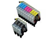 UPC 695409312993 product image for 12 Pack Compatible With Brother LC-71 , LC-75 3 Black, 3 Cyan, 3 Magenta, 3 Yell | upcitemdb.com