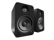 Kanto YU4 Powered Speakers with Bluetooth® and Phono Preamp, Gloss Black Kanto YU4 Powered Speakers with Bluetooth® and Phono Preamp, Gloss Black