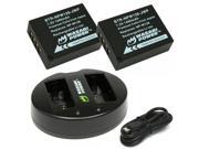 Wasabi Power Battery (2-Pack) and Dual Charger for Fujifilm NP-W126