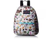 JanSport Half Pint Backpack- Discontinued Colors (Multi Stickers) Limited Edition