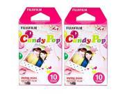 Fujifilm Instax Candy Pop Instant Film 2 Pack For Mini 8 Cameras 20 Sheets