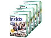 Fujifilm Instax Wide Instant Films for Fuji Instax Wide 210 200 100 300, Pack of 5