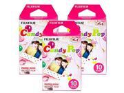 Fujifilm Instax Candy Pop Instant Film 3 Pack For Mini 8 Cameras 30 Sheets