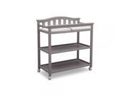 Delta Children Bell Top Changing Table with Casters, Grey