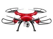 Syma X8HG New Altitude Hold Mode Headless RC Quadcopter with 8MP Camera-Red