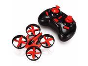 Mini Quadcopter Drone, EACHINE E010 2.4GHz 6-Axis Gyro Remote Control Nano Drone for Kids Adults Beginners - Headless Mode, 3D Flip, One Key Return (Red)