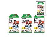Fujifilm Instax Mini Instant Film (3 Twin packs, 60 Total pictures) for Instax Cameras