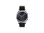 samsung gear s3 classic smartwatch 4gb smr770 with leather band silver tizen os  international version with no warranty