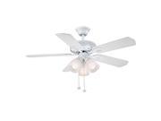 Hampton Bay Glendale 42 in. LED Indoor White Ceiling Fan