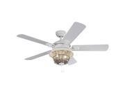 UPC 836071005930 product image for breeze altissa 52in matte white indoor/outdoor downrod mount ceiling fan with li | upcitemdb.com