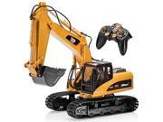 Top Race Tr-211 15 Channel Professional Rc Excavator Heavy Duty Metal Toy