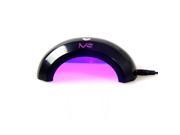 MelodySusie 6W LED Nail Lamp Violetilac Mini Cute Nail Dryer Curing LED GEL Nail Polish Professionally Black