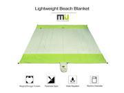 Lightweight Picnic Blanket 7’ x 7’ Compact Waterproof and Sand Proof Strong Ripstop Parachute Nylon Foldable Beach Blanket Perfect for Indoor Outdoor MIU CO
