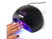 MelodySusie 12W LED Nail Dryer Nail Lamp Curing LED Gel Nail Polish Professional for Nail Art at Home and Salon Black