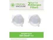 2 Dirt Devil F4 Washable Allergen Filters Fit Dirt Devil F4 Filter For Extreme Power AccuCharge BD10045RED Part 3 ME1950 001