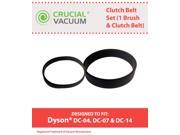 Dyson DC 04 DC 07 DC 14 Clutch Belt Set; Set Includes one Clutch Belt 1 Brush Belt; Compare to Part 902514 01