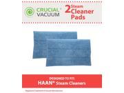 2 HAAN SI 25 Washable Micro Fiber Blue Steam Mop Pads fits HAAN SI 25 SI 40 SI 60 SI 70 SI 35 Steam Mop SV 60 or MS 30 Steam Cleaner Floor Sanitizer Model