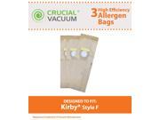 3 Kirby Style F High Efficiency Paper Vacuum Cleaner Bags Fits Kirby Ultimate G Diamond Edition Ultimate G series Gsix Sentria vacuums built on 2009 and late