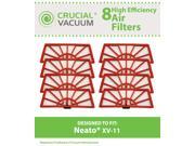 8 Neato XV 11 Air Filters Fits Neato XV 11 XV11 All Floor Robotic Vacuum Cleaner System; Compare to Neato Filter Part 945 0004 9450004 ; Designed Engineere