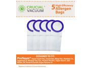 5 ProTeam 10 Quart Vacuum Bags Part 100331