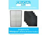Crucial Air HEPA Air Purifier Filter 4 Carbon Filters Fit Whirlpool AP250 AP150 Part 1183051K