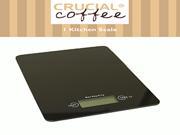 Accurate Slimline Digital Kitchen Scale Measures g kg lb oz oz Designed Engineered by Crucial Coffee