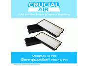 Replacement GermGuardian Germ Guardian Filter C Pet Fits 3 in 1 Air Cleaning Systems 5000 Model Series Compare to Part FLT5250PT Includes 4 Filters That