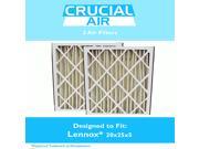 2 Lennox 20x25x5 Merv 8 Replacement Air Filters Fit X6673