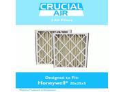 2 Honeywell FC100A1037 20x25x5 Merv 8 Replacement Air Filters Fit 20X25 25X20 25X22 F100 F200 SpaceGard 2200