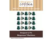 20 High Performance Replacement Coffee Capsules for Use in Most Nespresso Machines The Morning Grind is Designed Engineered by Crucial Coffee
