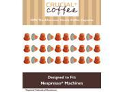 30 High Performance Replacement Coffee Capsules for Use in Most Nespresso Machines The Afternoon Hustle is Designed Engineered by Crucial Coffee