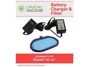 Dyson DC35 Filter DC30 DC31 DC30 DC34 DC35 DC44 DC45 DC56 DC57 AC Power Adapter Charger