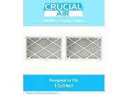 2 MERV 11 Allergen Air Furnace Filters 12x24x1