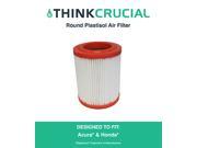 Round Plastisol Air Filter Fits Acura RSX Acura CSX Canada Honda Truck Honda Civic More Compare to Part A25456 CA9493 Designed Engineered by Think