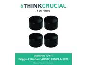 4 Briggs Stratton 492932 Oil Filters Fits Oregon 83 013 John Deere LG492932S Kohler 25 050 01 28 050 01 Designed Engineered by Think Crucial