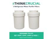 2 GE Refrigerator Water Purifier Filters Fit GE MWF GWF HWF 46 9991 WSG 1 WF287 EFF 6013A