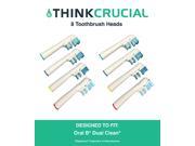 8 Oral B Dual Clean Electric Toothbrush Head Replacements Part SB 417A