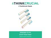 4 Oral B Dual Clean Electric Toothbrush Head Replacements Part SB 417A