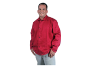 Tillman 6230R 30 9 oz. Red Flame Resistant Cotton Welding Jacket Red Large