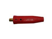 Lenco 05434 Ldc 50 Red Male Dinse Style Cable Connector