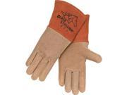 Black Stallion 27 Premium Grain Pigskin MIG Welding Gloves Unlined Large
